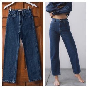 EVERLANE Way High Jeans in Vintage Indigo 23 Regular